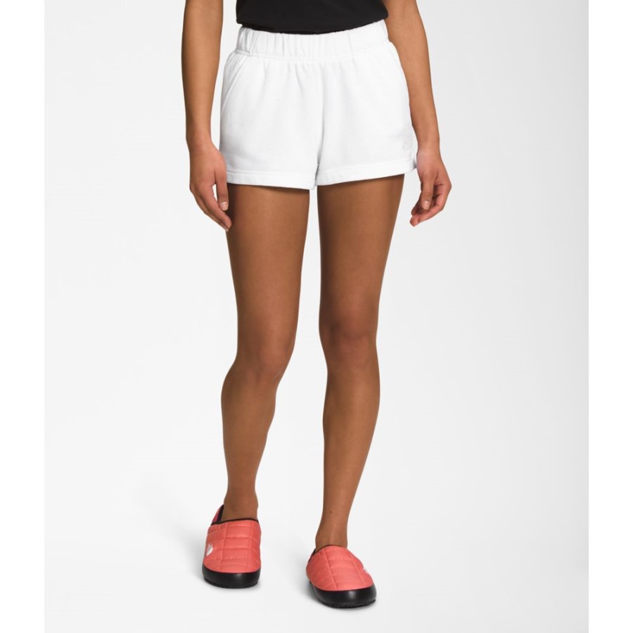 White The North Face נשים לוגו חצי כיפה 3 מכנסיים קצרים