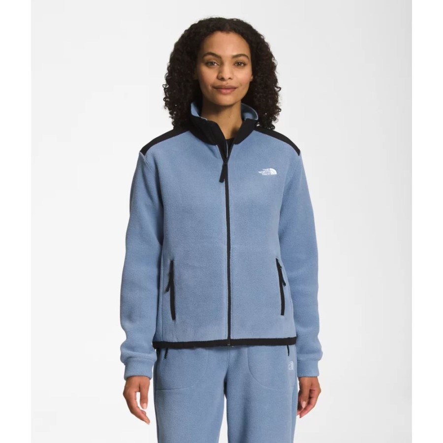 נשים Alpine Polartec 200 מעיל רוכסן מלא The North Face כחול עממי