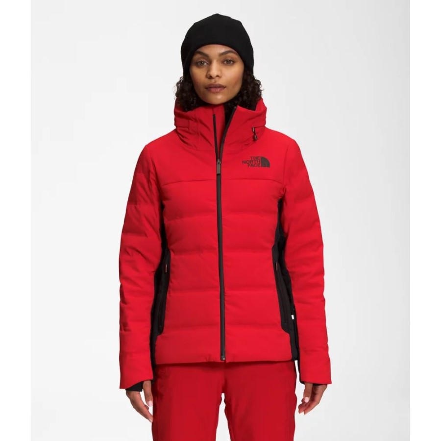 נשים אמרי מעיל פוך הצפון פנים אדום שחור