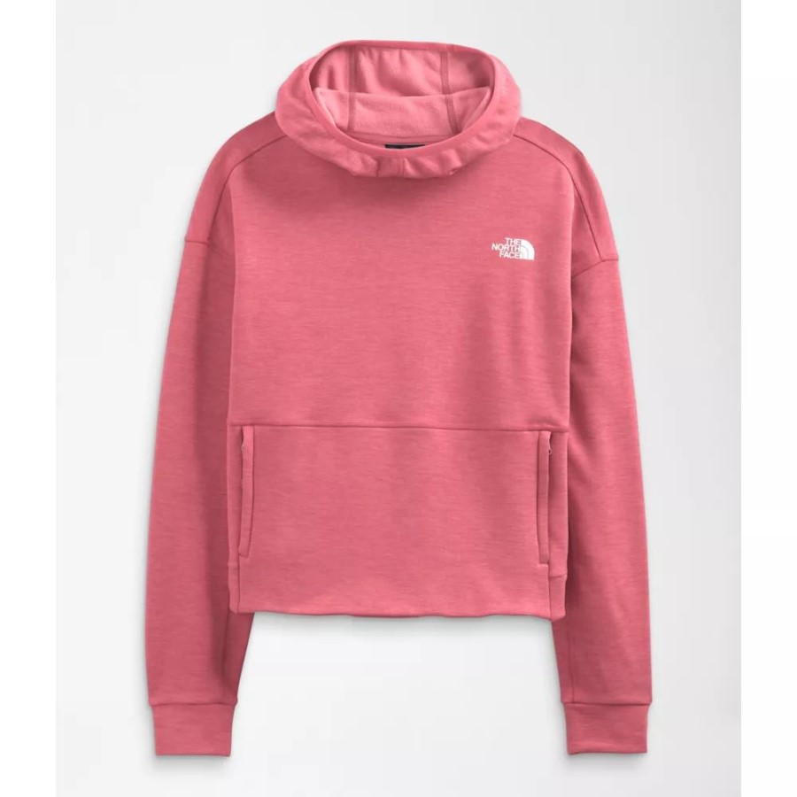 נשים קניון לנד סוודר יבול צפחה עלה החזית הצפונית