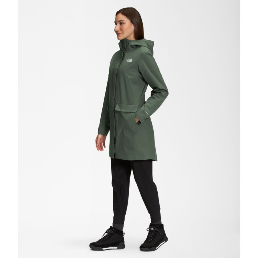 Women City Breeze Rain Parka Ii The North Face Thyme