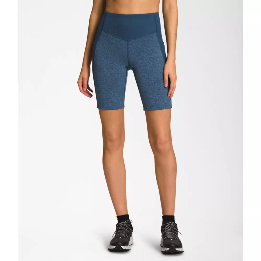 נשים דיונה שמיים 9 מכנסיים קצרים צמודים את הפנים הצפוני כחול מוצל