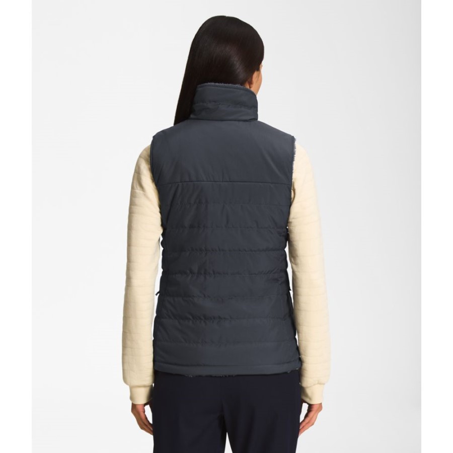 נשים אפוד הפיך מבודד מוסב הצפון אפור