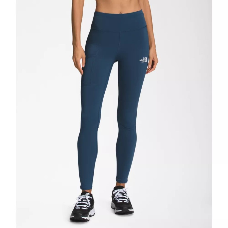 נשים Movmynt טייץ הצפון פנים כחול מוצל