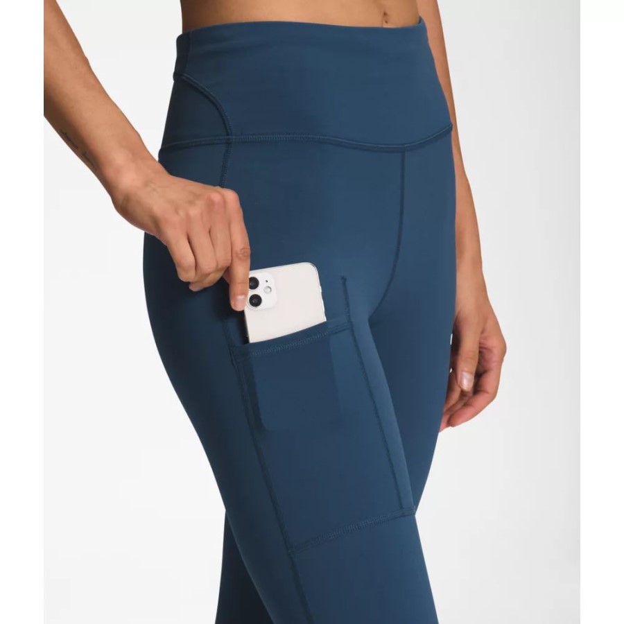 נשים Movmynt טייץ הצפון פנים כחול מוצל