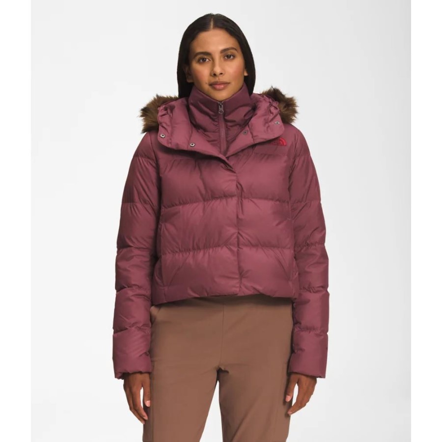 נשים ניו דיאליו מעיל פוך קצר ג'ינג'ר ה-North Face