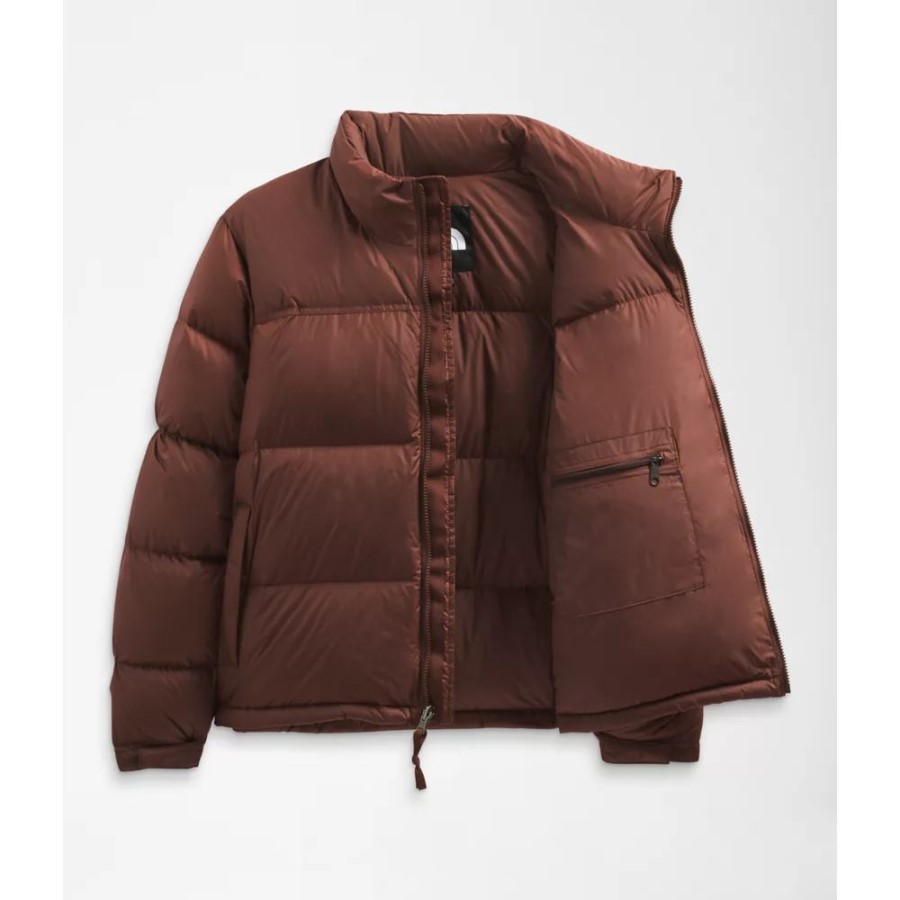 נשים פלוס 1996 מעיל רטרו Nuptse The North Face אלון כהה