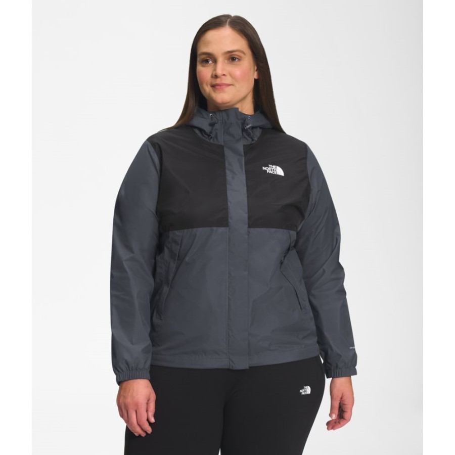 נשים פלוס ז'קט אנטורה אפור הפנים הצפוני