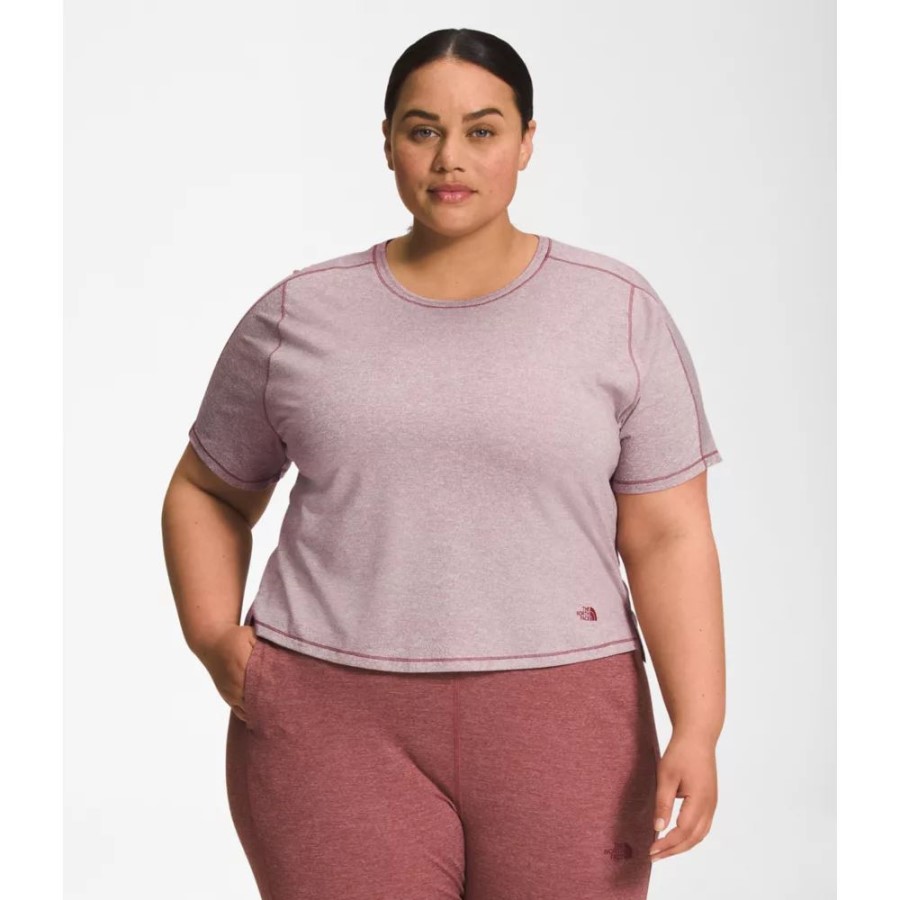 נשים בתוספת Dawndream שרוול קצר רגוע הצפון פנים ג'ינג'ר אברש