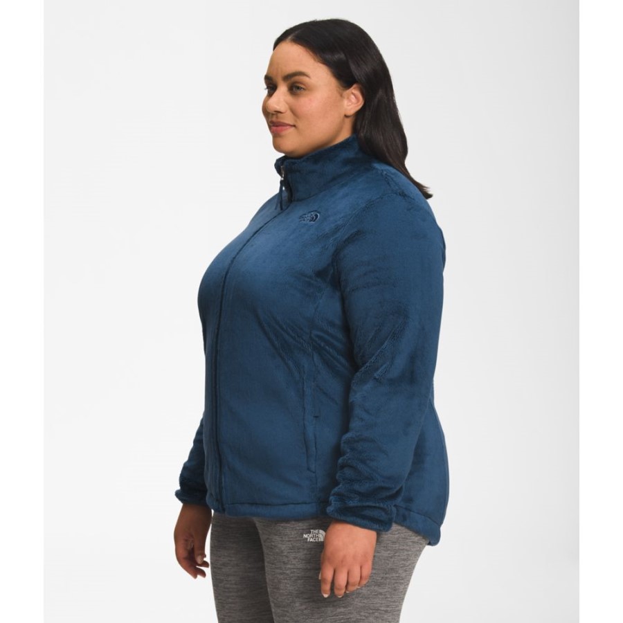 נשים פלוס ז\'קט אוסיטו מוצל כחול את הפנים הצפוני