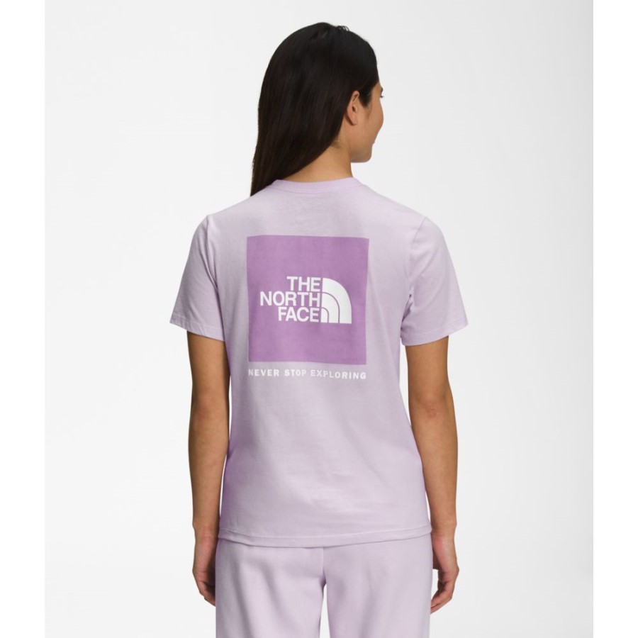 נשים תיבת שרוול קצר Nse טי לבנדר ערפל את הפנים הצפוני