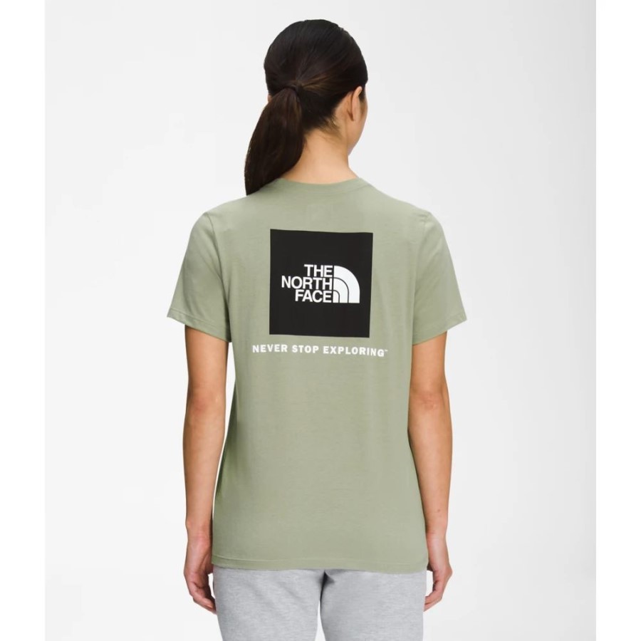 נשים תיבת שרוול קצר Nse טי תה ירוק הפנים הצפוני