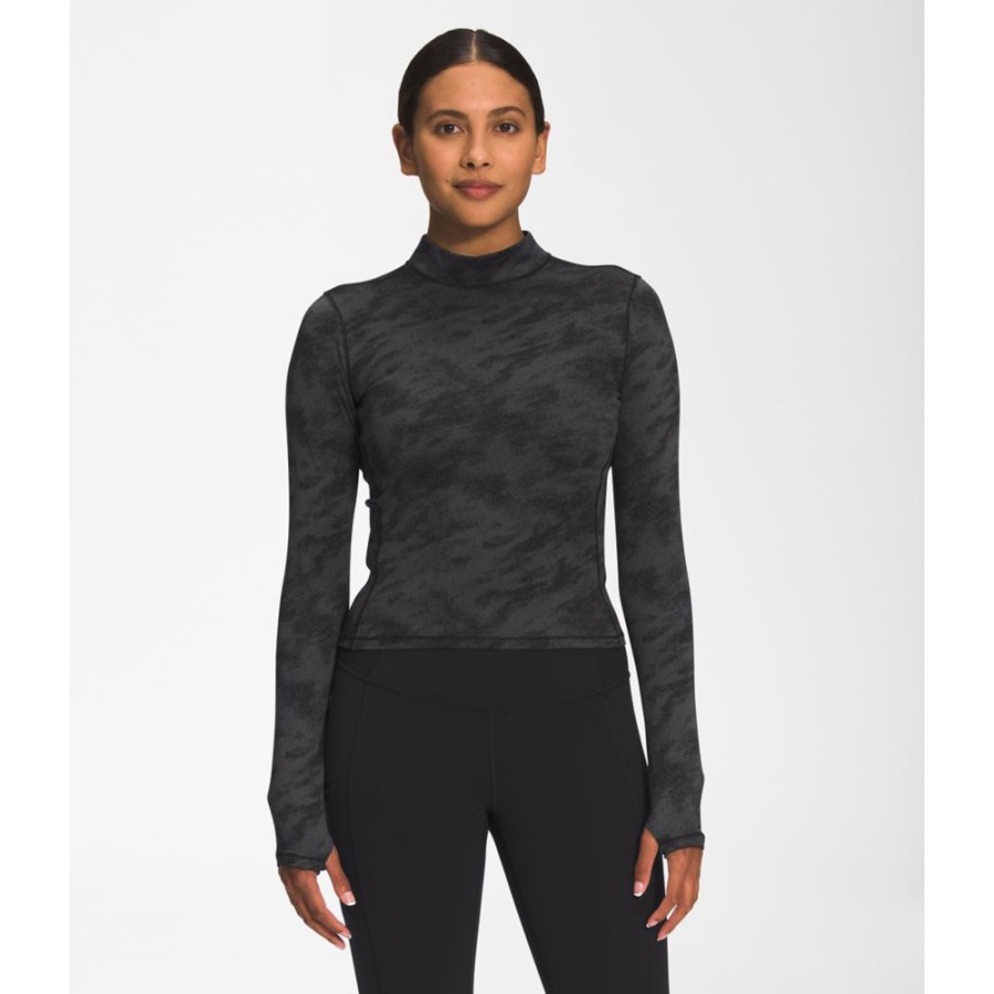 נשים שקיעה לעבור אקארד שרוול ארוך שחור אקארד הפנים הצפוני