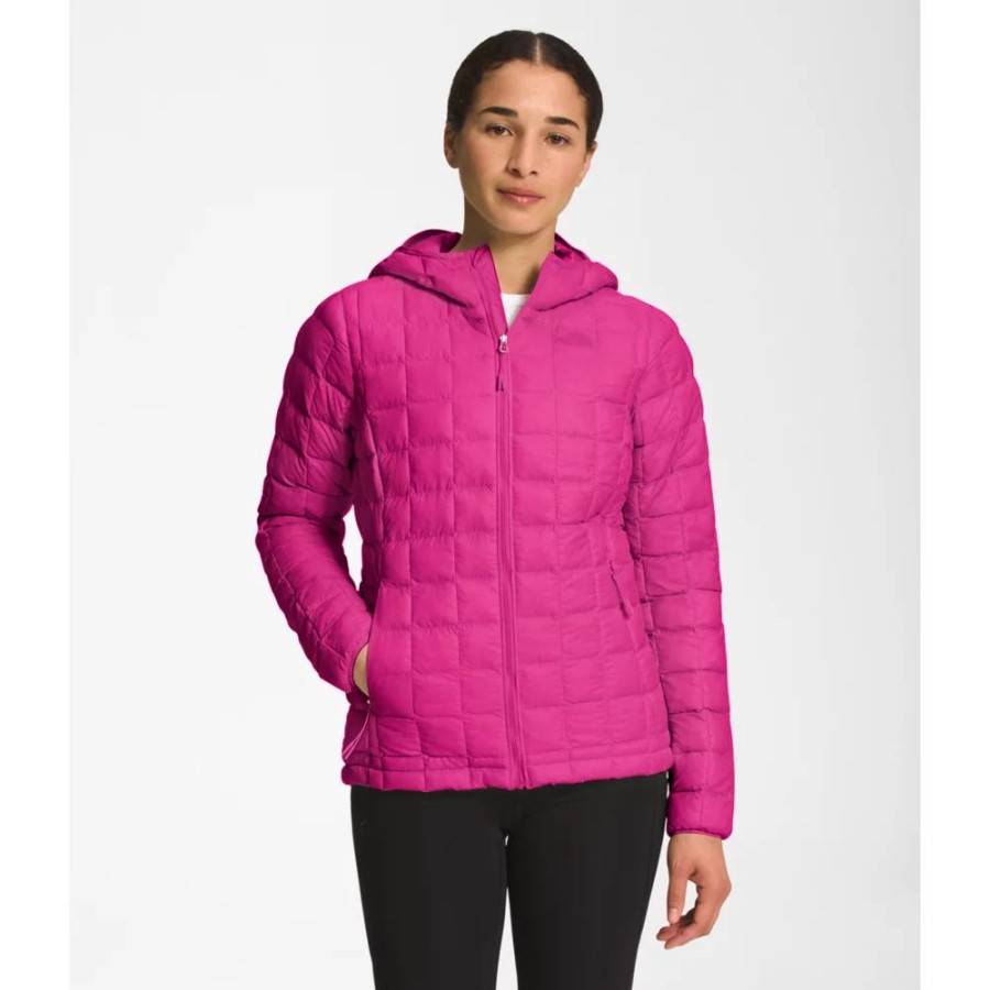 נשים Thermoball Eco Hoodie 2.0 The North Face Fuschia ורוד