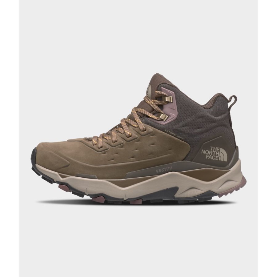 נשים Vectiv Exploris אמצע עתיד מגפי עור הפנים הצפוני חום דו מפלגתי