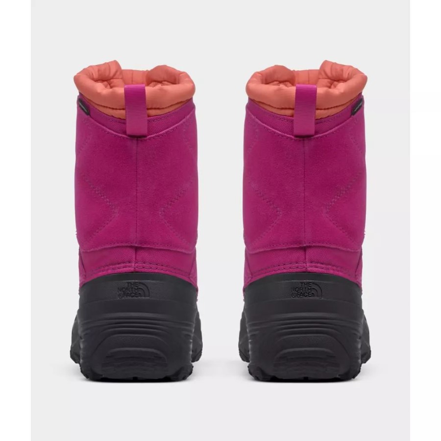 Youth Alpenglow V מגפיים עמידים למים הצפון פייס פוסקיה ורוד