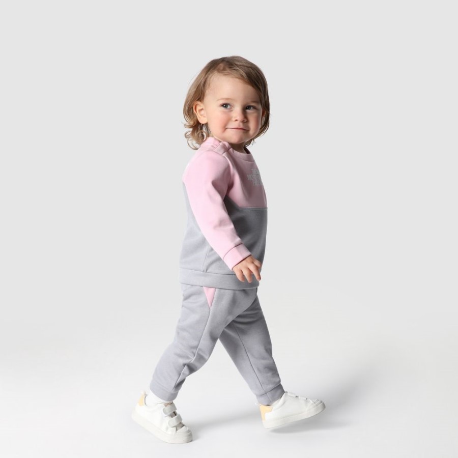 Baby Surgent Crew סט 2 חלקים קמיע ורוד הפן הצפוני