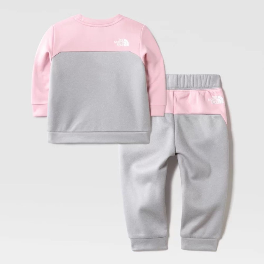 Baby Surgent Crew סט 2 חלקים קמיע ורוד הפן הצפוני