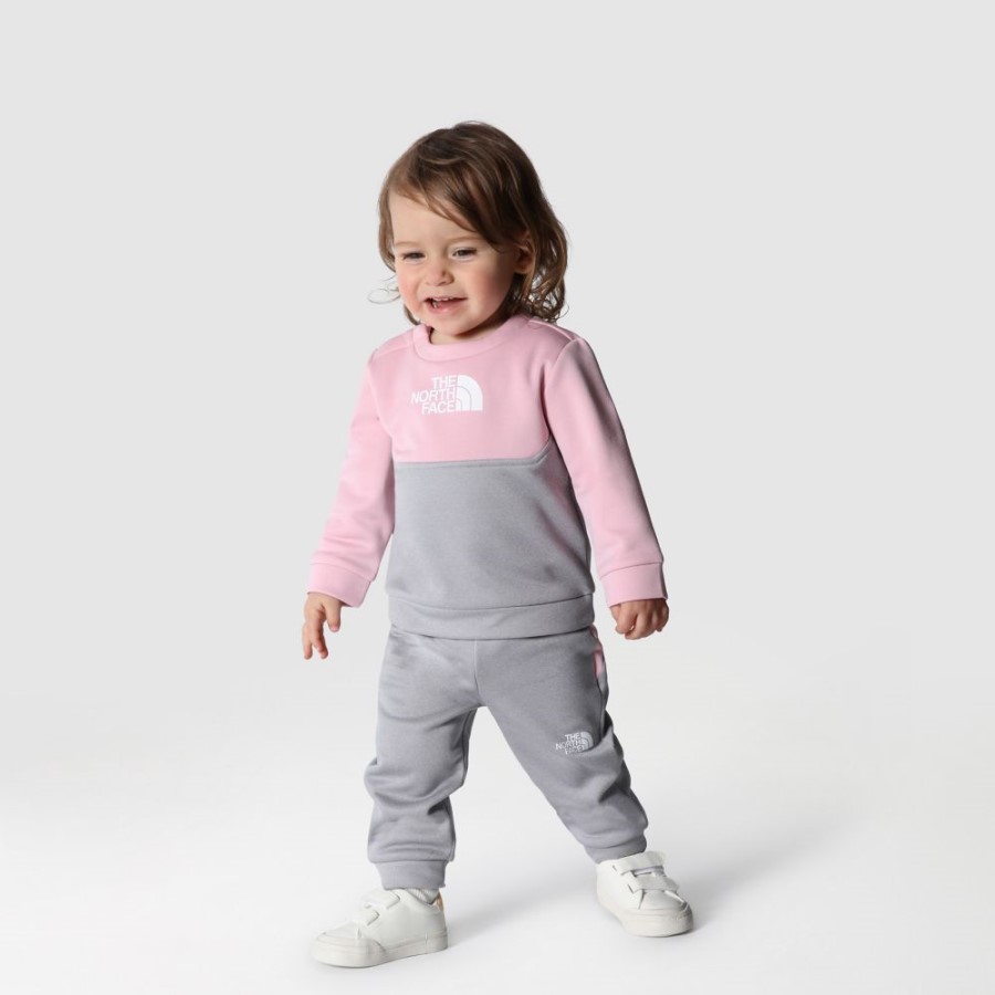 Baby Surgent Crew סט 2 חלקים קמיע ורוד הפן הצפוני