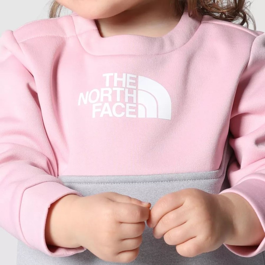 Baby Surgent Crew סט 2 חלקים קמיע ורוד הפן הצפוני