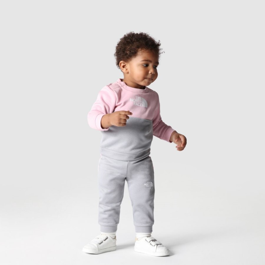 Baby Surgent Crew סט 2 חלקים קמיע ורוד הפן הצפוני