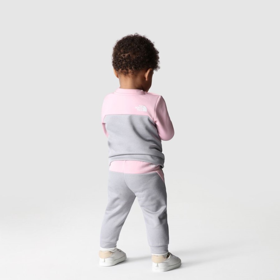 Baby Surgent Crew סט 2 חלקים קמיע ורוד הפן הצפוני