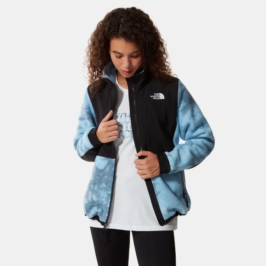 Beta Blue The North Face נשים מודפס דנאלי 2 מעיל צמר