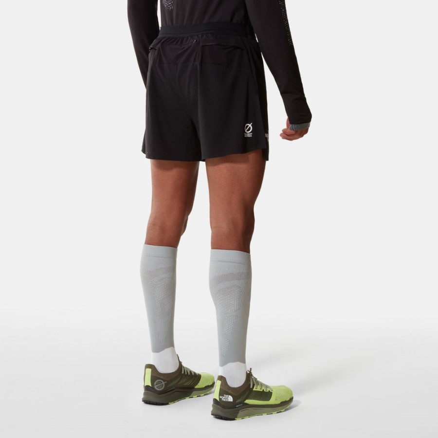 Black The North Face גברים מכנסיים קצרים 2 ב-1