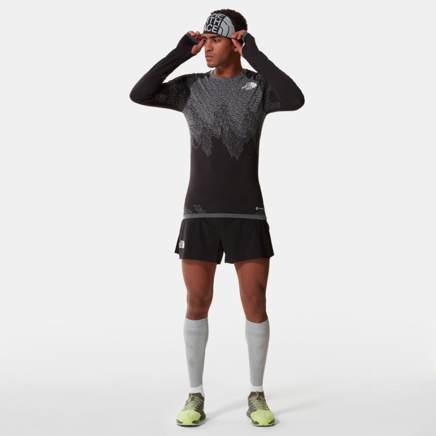 Black The North Face גברים מכנסיים קצרים 2 ב-1