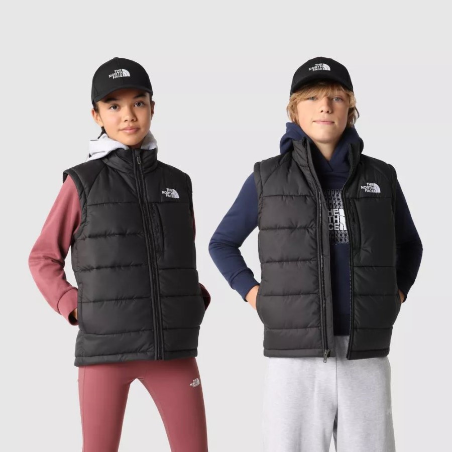 שחור ה-North Face ג'לט סינטטי עגול