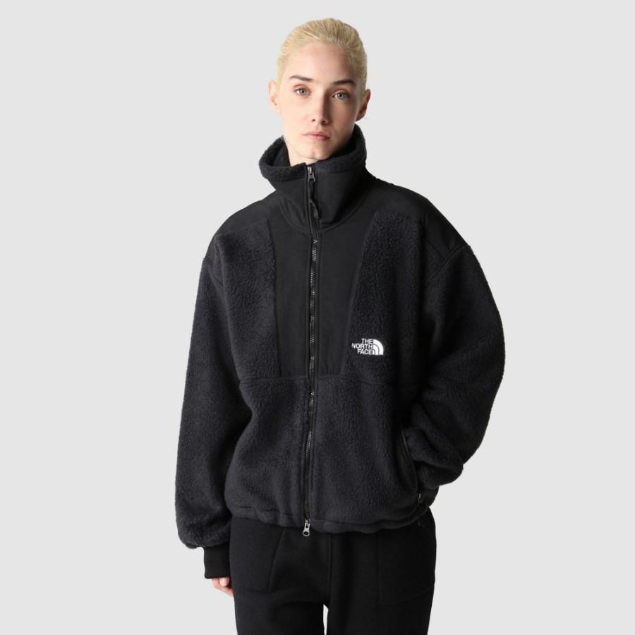 Black The North Face נשים 94' מעיל צמר דנאלי גבוה