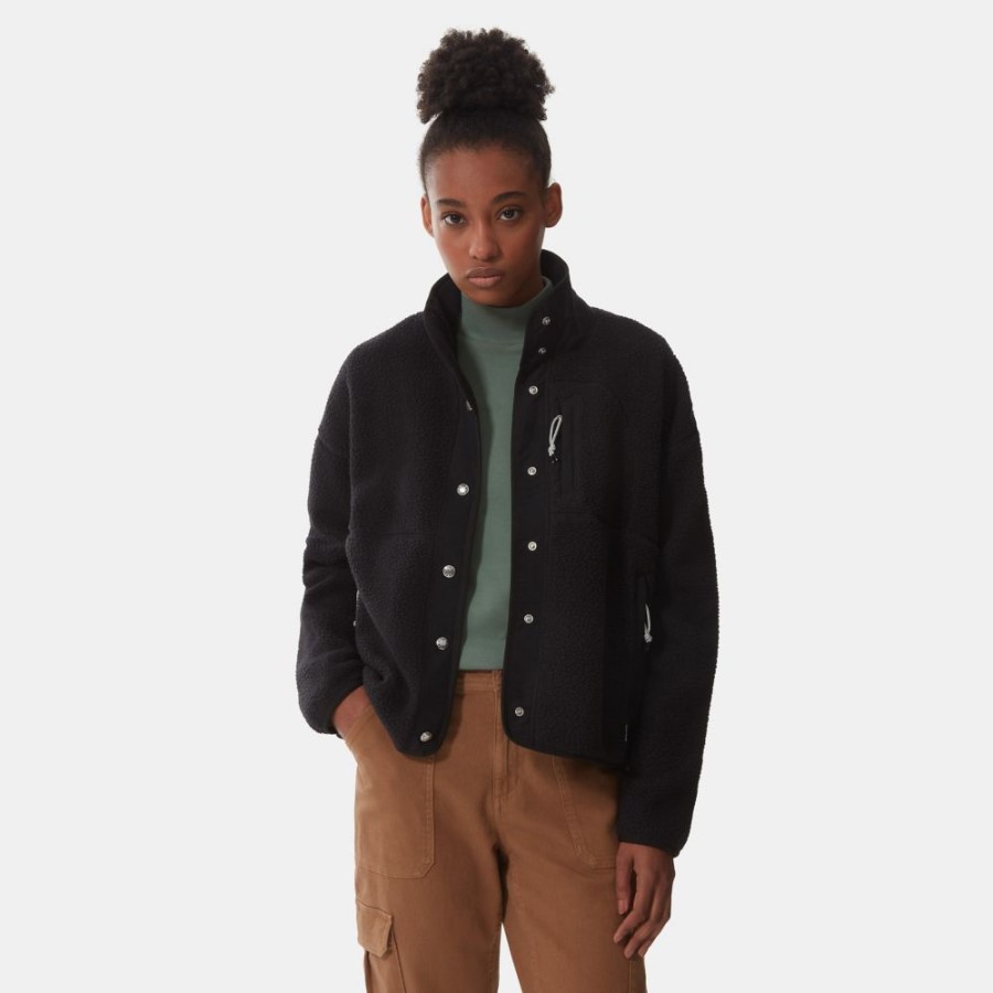 Black The North Face נשים מעיל צמר קרגמונט