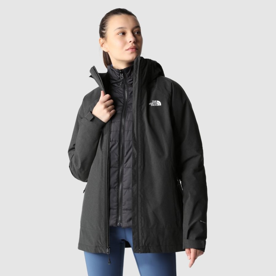 Black The North Face נשים אינלוקס ז'קט Triclimate