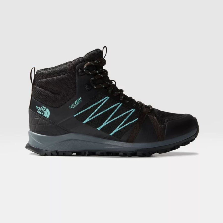 Black The North Face נשים Litewave Fastpack Ii נעלי הליכה אטומות למים