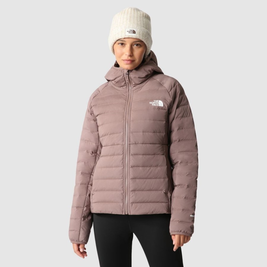 Deep Taupe The North Face נשים Belleview ז'קט פוך נמתח