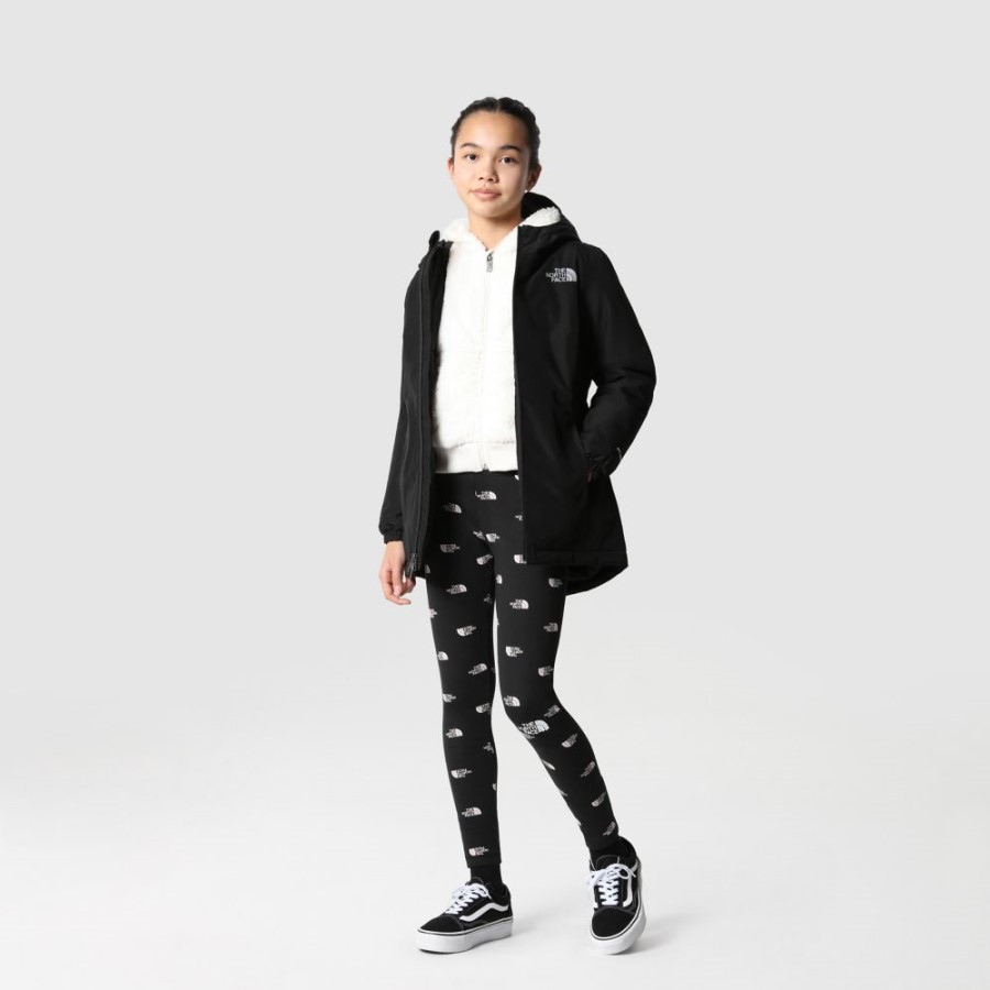 בנות Hikesteller מבודד פארקה שחורה הפנים הצפונית