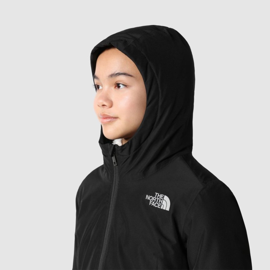 בנות Hikesteller מבודד פארקה שחורה הפנים הצפונית