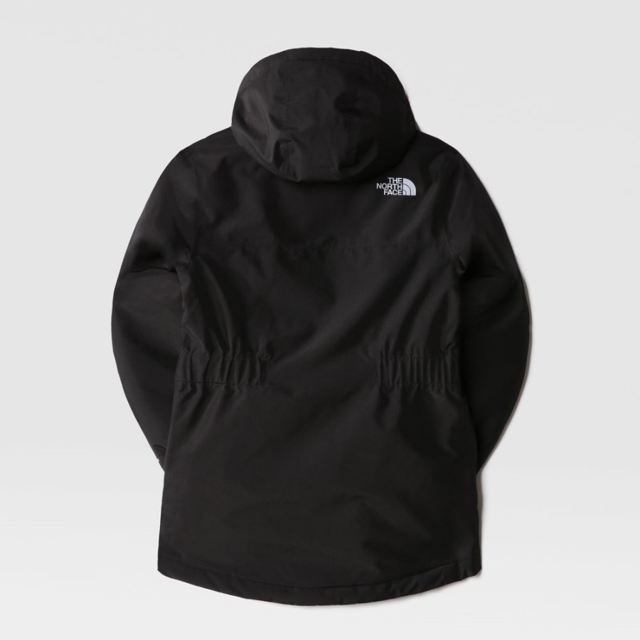 בנות Hikesteller מבודד פארקה שחורה הפנים הצפונית