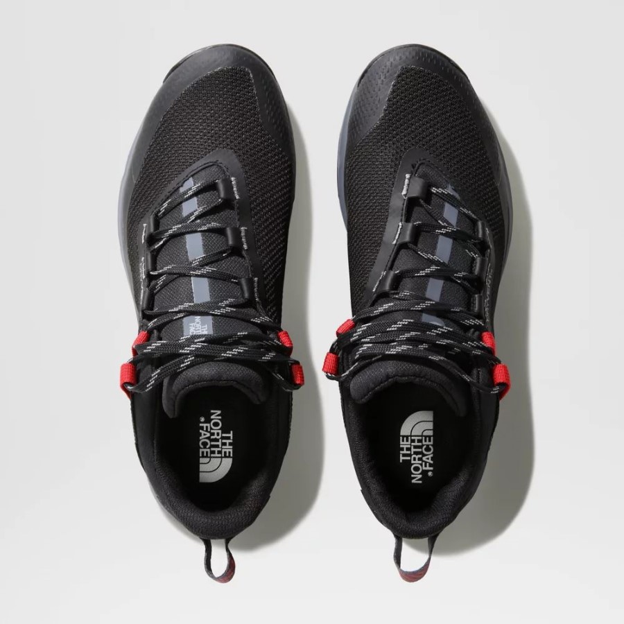 גברים אפורים נעלי הליכה עמיד למים צלע הצפון