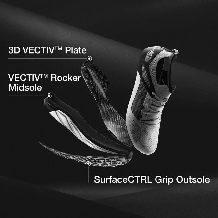 גברים אפורים Ectiv Exploris Futurelight Hiking נעלי הצפון