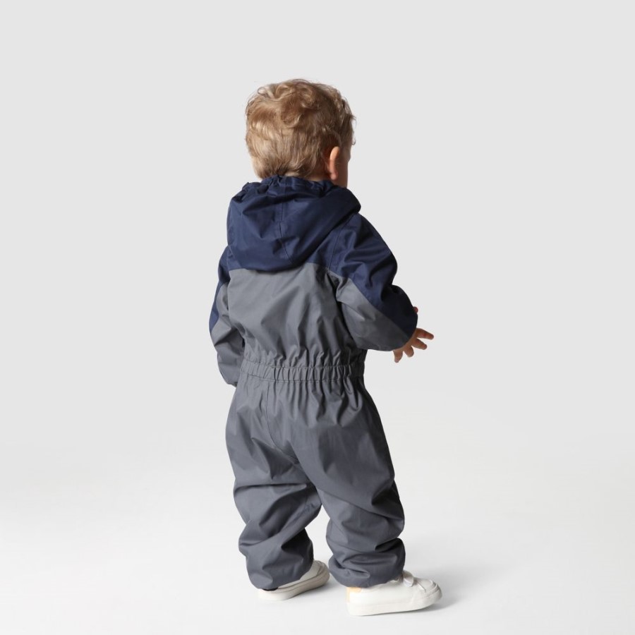 אפור ה-North Face גשם תינוק חורף חתיכה אחת