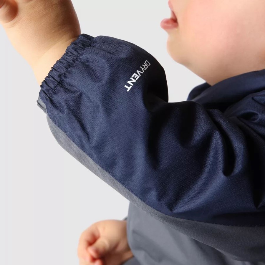 אפור ה-North Face גשם תינוק חורף חתיכה אחת