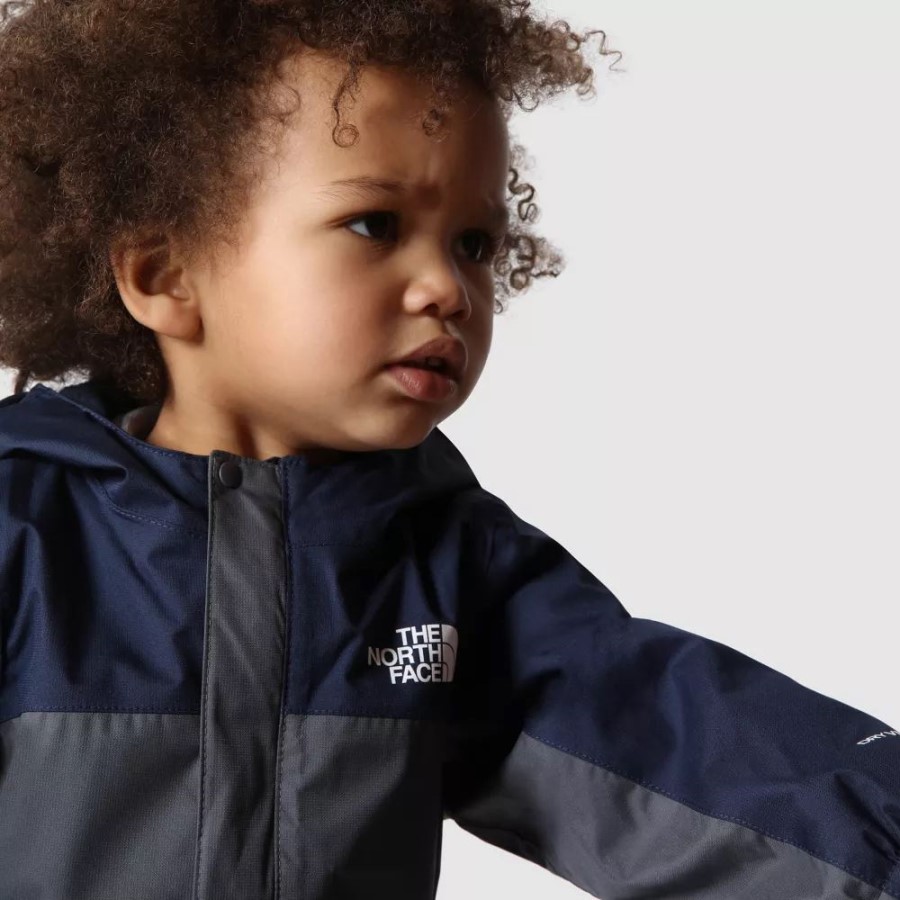 אפור ה-North Face גשם תינוק חורף חתיכה אחת