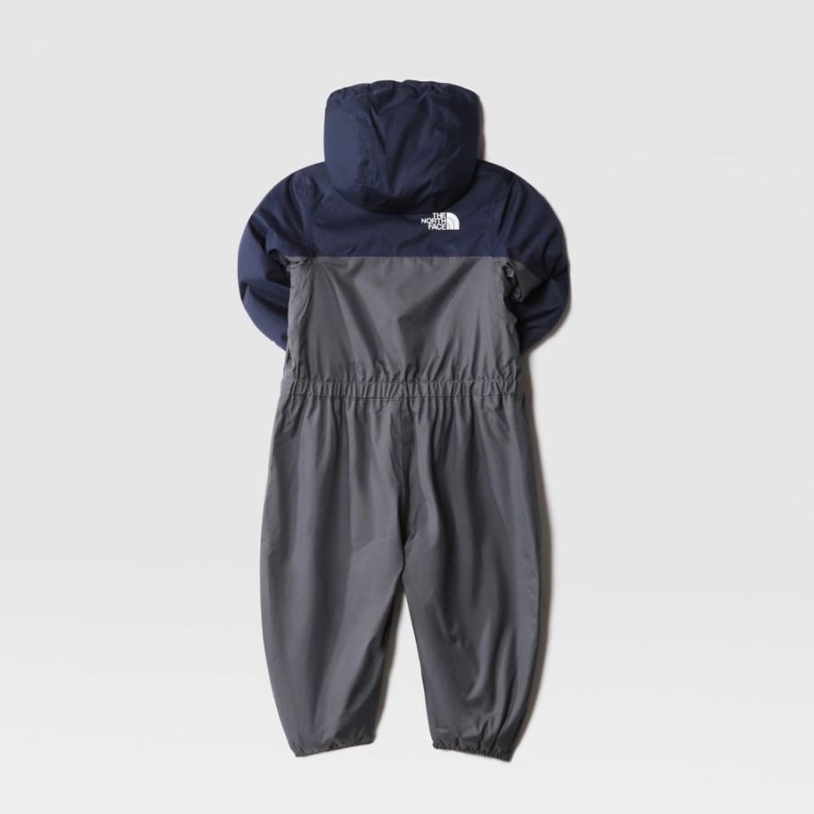 אפור ה-North Face גשם תינוק חורף חתיכה אחת