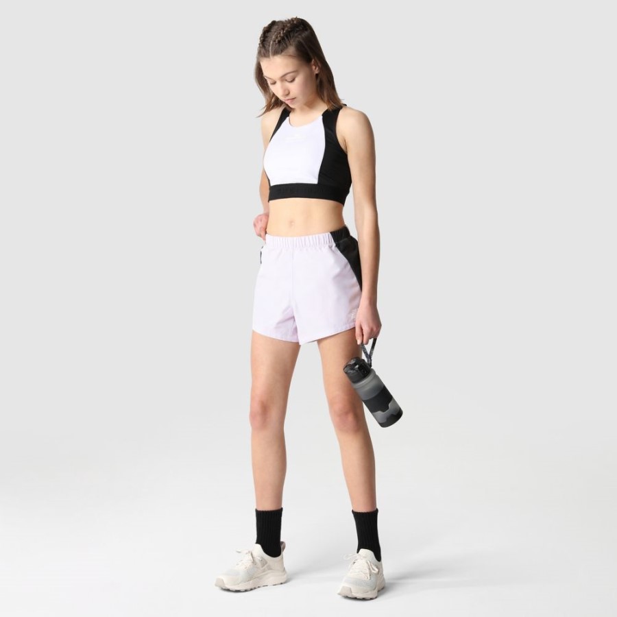 לוונדר ערפל הצפון פנים נשים אימון מכנסיים קצרים ארוגים