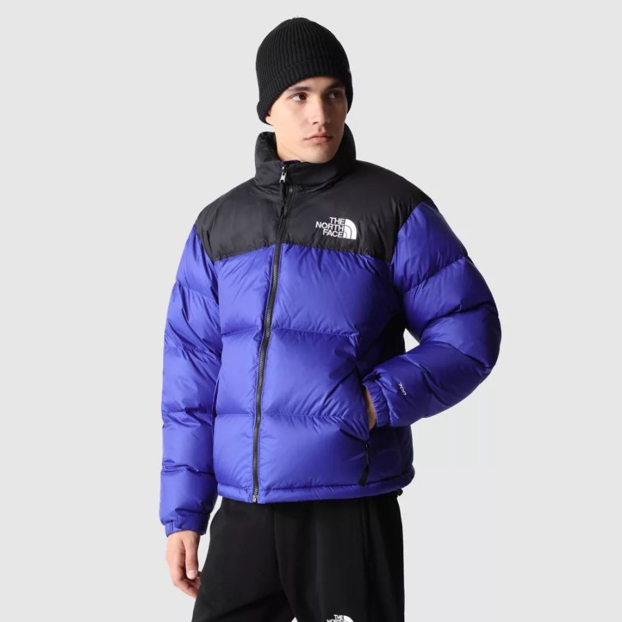 גברים 1996 ז'קט רטרו Nuptse Lapis Blue The North Face