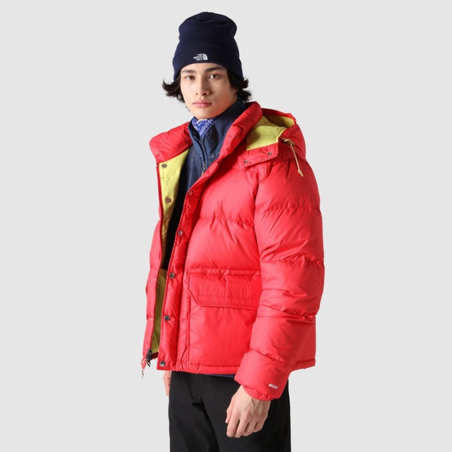 גברים 71 סיירה מעיל פוך קצר אדום החזית הצפונית