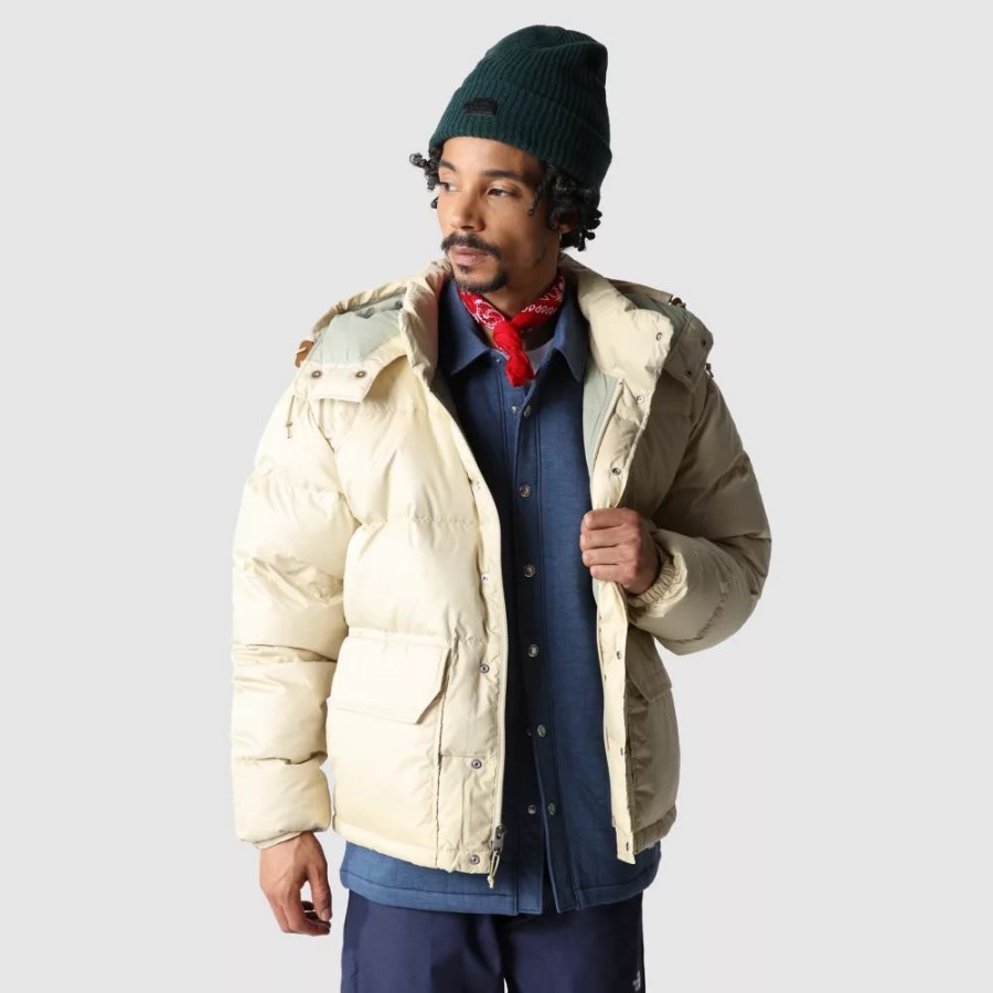 גברים 71 סיירה מעיל פוך קצר חצץ עם הפנים הצפוני