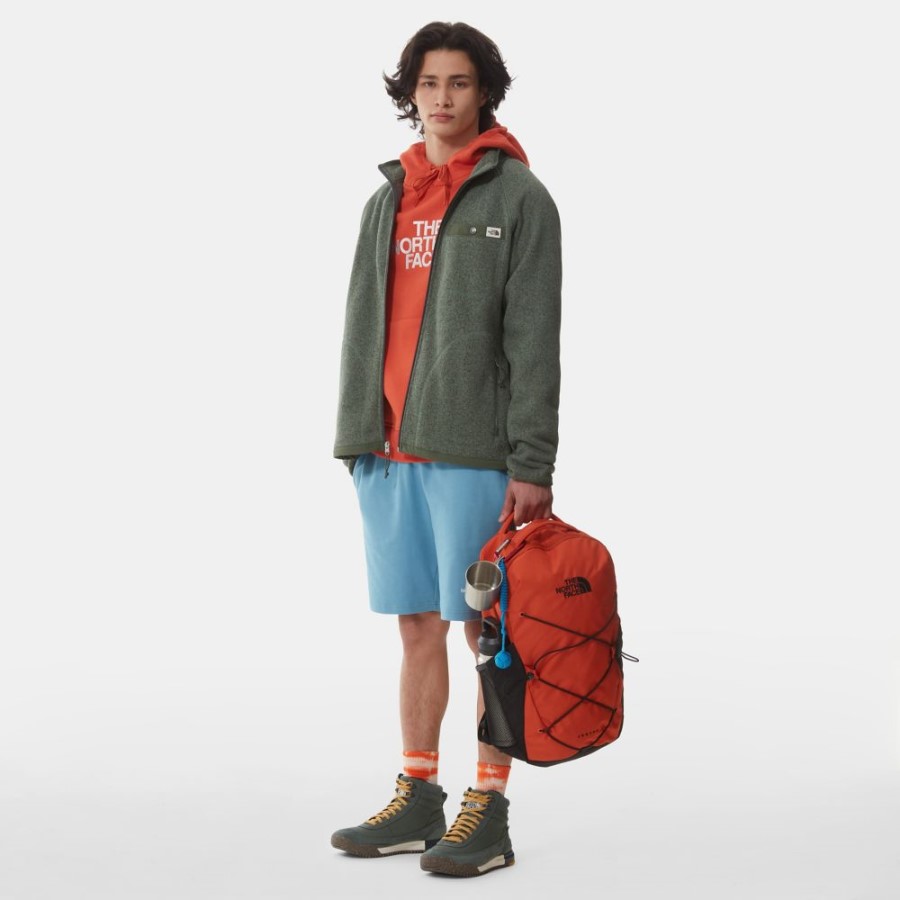 גברים חזרה לברקלי השלישי מגפי רחוב טקסטיל זר ירוק החזית הצפונית