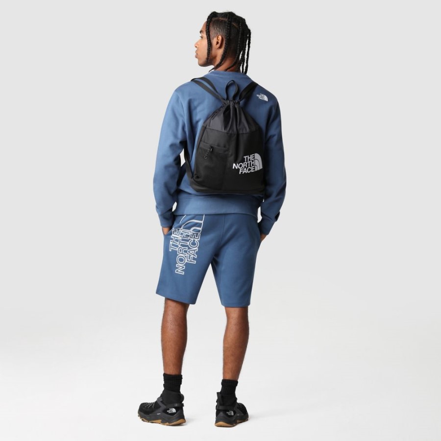 גברים מכנסיים קצרים בהירים גרפיים כחולים מוצלים הפנים הצפוניים